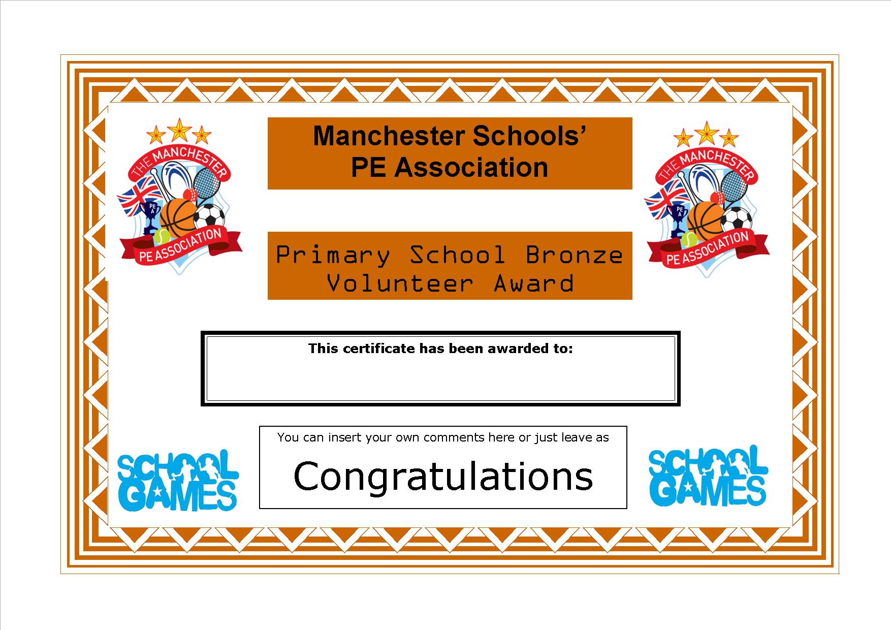 Manchester Schools PE Association » Leadership and Volunteering