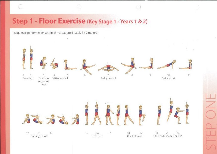 Gymnastics Floor Routine Level 1